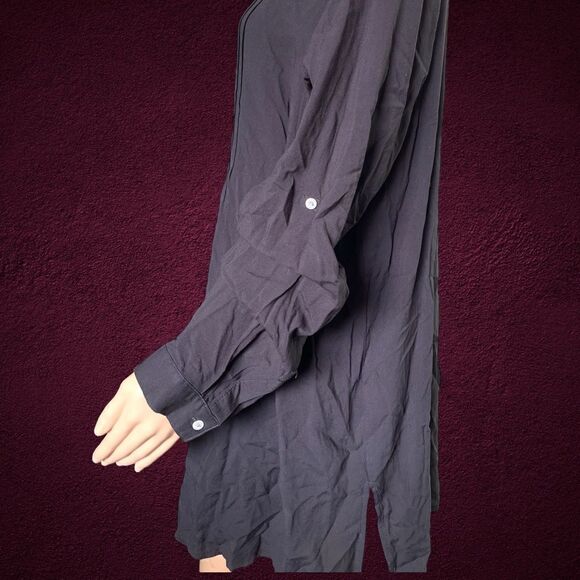 Black Time and tru maternity top Oversized excellent condition - Picture 2 of 7